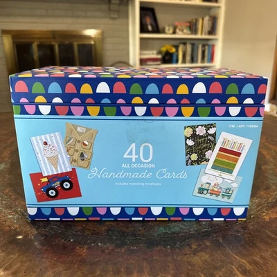 38 All Ocassion Handmade Greeting Card Set with Matching Envelopes see descript  - Image 1 of 4