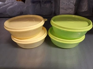 Tupperware Hitparade Behälter Schüssel Set 300 ml 2xGelb 2xlimette Neu - Bild 1 von 1