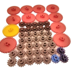 K'nex Job Lot Bundle of 51 Different Knex Cogs/Gears. - Picture 1 of 8