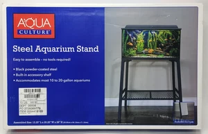 Soporte para pecera de acuario de acero Aqua Culture 10-20 galones 13" L x 25" W x 28" H - Imagen 1 de 5