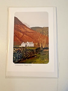 Greeting Card Wasdale Head Inn Photo Orig Batik Ann C. Galloway NIP - Picture 1 of 3