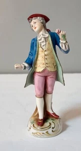 Figurina Societa Ceramica Richard Ginori di stile Meissen 5 1/2"h 1896+ - Foto 1 di 5