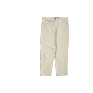 Athleta Crop Womens' size 14P Pale Creamy Yellow Denim Jeans - Picture 1 of 6
