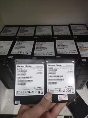 WD NVME SN640 7.68TB WUS4BB076D7P3E3 SSD U.2 OTS1930 Ultrastar Solid State Drive - Image 1 of 2