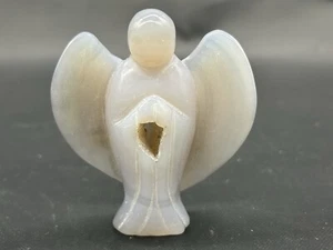 Agate Druzy Crystal Angel - Picture 1 of 7