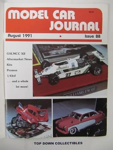 Modelo Car Journal Magazine agosto 1991 noticias de Corgi/Bugatti 44 sedán - Imagen 1 de 2