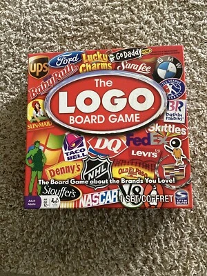 The Logo Board Game: Family Fun Game About The Brands You Love! 2011 Spin Master - Image 1 of 2