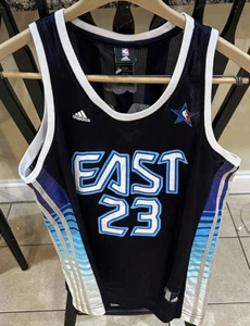 Adidas 2009 NBA All-Star Game Cleveland Cavs LeBron James 23 Jersey Women’s Sz L - Picture 1 of 6