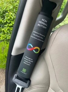 (NEW) Protect Me Medical Seatbelt Cover - Individual with Non Verbal Autism - Picture 1 of 5