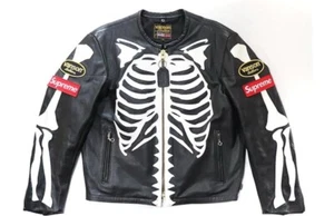 (Size M) Supreme Vanson Bones Leather Jacket, Fall Winter 2017, 100% Authentic! - Picture 1 of 5