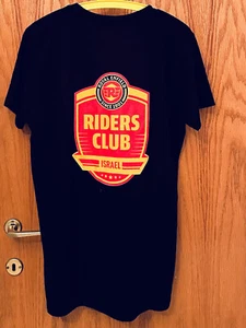 ISRAEL Royal Enfield Riders Club Unisex Black Tee 100% Cotton Sz M UNWORN - Picture 1 of 5