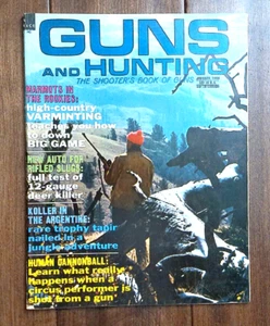 GUNS AND HUNTING MAGAZINE - JANUARY 1966 HUMAN CANNONBALL 12 GAUGE - Imagen 1 de 2