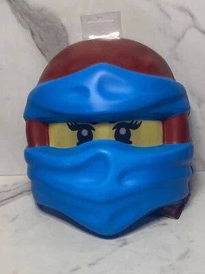 Máscara fantasia azul Halloween disfarce Lego Ninago Nya 2016 - Imagem 1 de 4