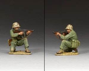 KING & COUNTRY U.S.M.C. USMC022 MARINE EE. UU. ARRODILLADA DISPARO TOMMY PISTOLA SIN USAR EN CAJA - Imagen 1 de 1
