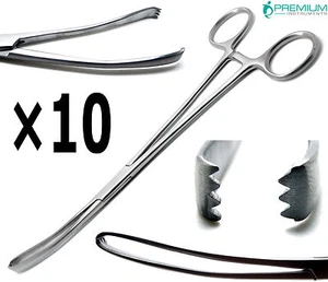 Instrumentos veterinarios Teale Vulsellum Quirúrgico Forcep 9" dientes 4x3 - Imagen 1 de 7