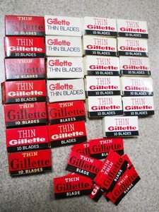 Vintage Gillette Thin Blades / 250+ Klingen / NOS - Bild 1 von 8