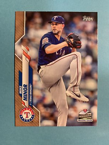 Mike Minor 2020 Topps #684 Gold #/2020 Texas Rangers