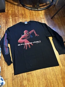 Spiderman Vintage T-Shirt Hollywood Video Promo Film Tee 2002 Marvel Gr. XL - Bild 1 von 7