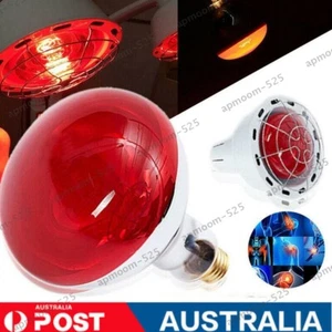E27 275W 220V Infrared Red Heat Light Therapeutic Therapy Lamp Bulb Pain Relief - Picture 1 of 14