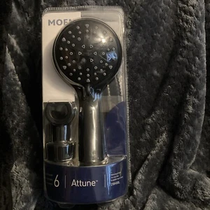 NEW~Moen 6-Mode Attune Hand Held Shower Head in Matte Black - 218H0BL - Picture 1 of 4