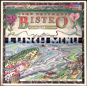 1989 John Bozeman's Bistro Legendäres Mittagsmenü Bozeman MT - Bild 1 von 3