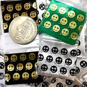 BaggiesSince1987 - 1010 Zip Seal DESIGN BAGS "3 SMOKERS" MIX 100PCS, 👀Details🔽 - Picture 1 of 12