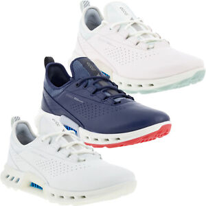 ECCO Womens Biom C4 Leather GORE-TEX Lace Up Golf Trainers Sneakers Shoes