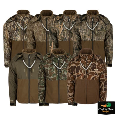 DRAKE WATERFOWL MST GUARDIAN EQWADER FLEX FLEECE FULL ZIP JACKET WITH HOOD - Image 1 of 4