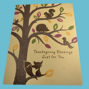 Thanksgiving Blessings Greeting Card Envelope American Greetings - Picture 1 of 7