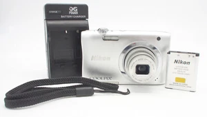 Excellent!! Nikon COOLPIX A100 Silver 20.1MP Digital Camera, wt battery, charger - Picture 1 of 5