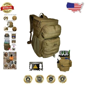 Durable Insulated Cooler Backpack - Extra Large, Leak Proof for Camping & Beach - Picture 1 of 9