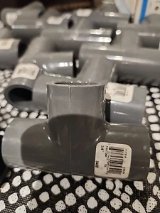 Charlotte ~ Pipe 3/4" Slip Tee, Shed 80 PVC, 08400 1200HA, USA Made 🇺🇲 - Picture 1 of 2
