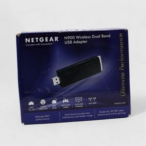 Netgear N900 Wireless Dual Band USB Adapter (Untested) - Picture 1 of 5