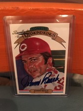 1982 Donruss Diamond Kings Recollection Collection Johnny Bench Auto #’d 9