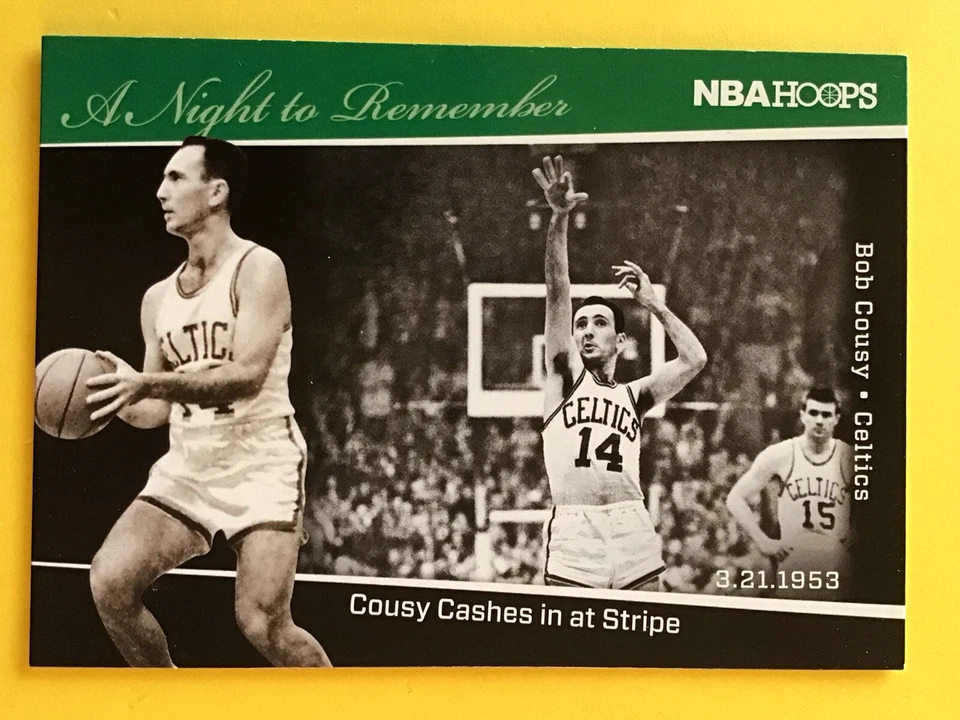 2012 Panini  Bob Cousy  A Night To Remember Boston Celtics MINT 💎 - Image 1 of 1