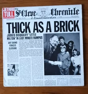 Jethro Tull Thick As A Brick Vinyl 1972 - Picture 1 of 3