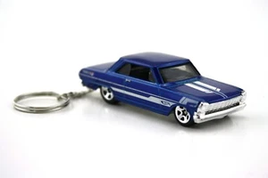63 Chevy II 1/64 DIECAST KEY CHAIN. HOT WHEELS, HOTWHEELS, - Picture 1 of 4
