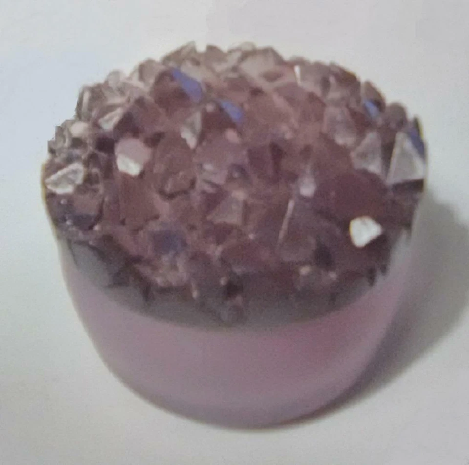 Caja de baratijas acrílicas cristales de roca amatista púrpura lavanda Midwest Cannon Falls Foto 1 de 1