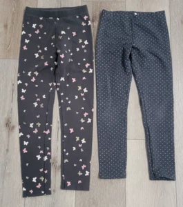 H&M Leggings Organic Cotton Size Medium (7/8) Pre-Owned - Picture 1 of 4