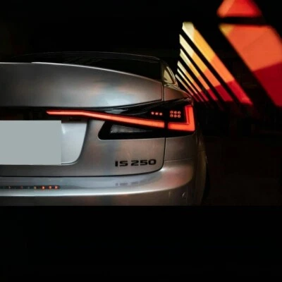 Smoked LED Tail Light Kit For Lexus IS250 IS350 ISF 2006-2013 w/Trunk Light Bar - Image 1 of 4