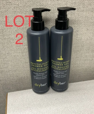Aloft Drybar Revitalizing Shower Gel Gently Cleanses & Softens Skin 12oz LOT 2
