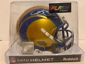 Isaac Bruce signed autographed mini helmet St.Louis Rams BAS W455144