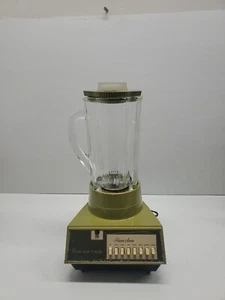 Working Vintage Waring Futura Series 7 Speed Blender Avocado Green  - Picture 1 of 17