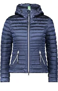 CARTOON Jacke Stepp Daunenjacke Steppjacke Glänzend Blau Gr. 38 - Bild 1 von 8