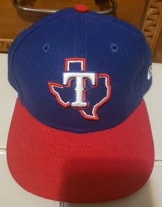 Texas Rangers New Era Hat - Size 6 1/2 Fitted MLB Authentic World Series Champs - Picture 1 of 6
