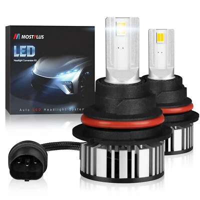 Faro LED MOSTPLUS 80W 8000LM haz alto bajo 9007 HB5 6000K bombillas un par Foto 1 de 4