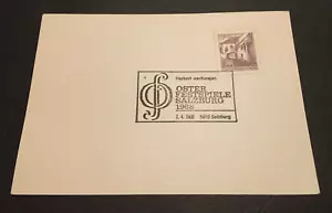 Österreich Sammlerkarte mit Sonderstempel - Osterfestspiele Salzburg 1968 - Bild 1 von 3