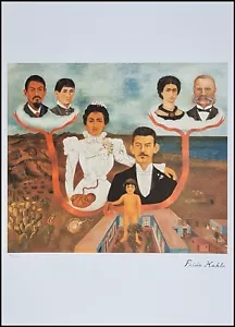 FRIDA KAHLO * My Grandparents... * 70 x 50 cm * Lithografie * limitiert # xx/250 - Bild 1 von 9