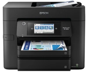 Epson WorkForce Pro Duplex WF-4833 4830 Wireless All-in-One Printer Scanner Fax - Picture 1 of 8