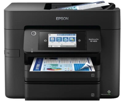 Epson WorkForce Pro Duplex WF-4833 4830 Wireless All-in-One Printer Scanner Fax  - Image 1 of 4